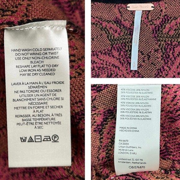 NWOT Free People Sammie Button Blazer Jacket in Wine/Pink/ Women's Small - Picture 11 of 11